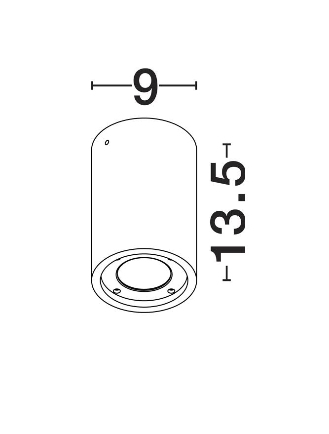 Spot aplicat exterior fix Nova Luce PAR 9186180