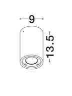 Spot aplicat exterior fix Nova Luce PAR 9186181