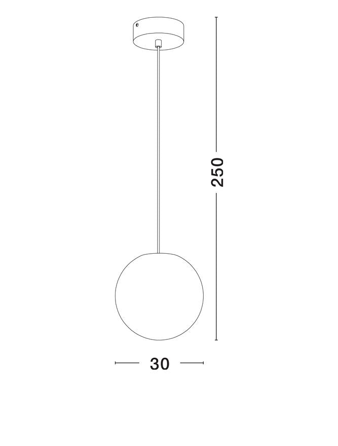 Pendul exterior Nova Luce MOON 9186714