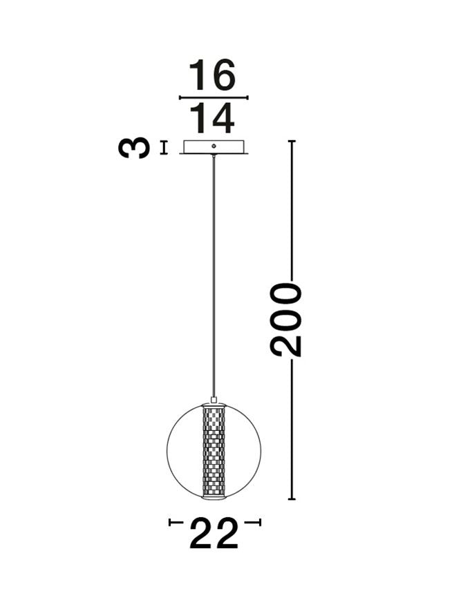 Pendul Nova Luce NAVI 9186951