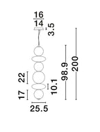 Pendul Nova Luce NAVI 9186953
