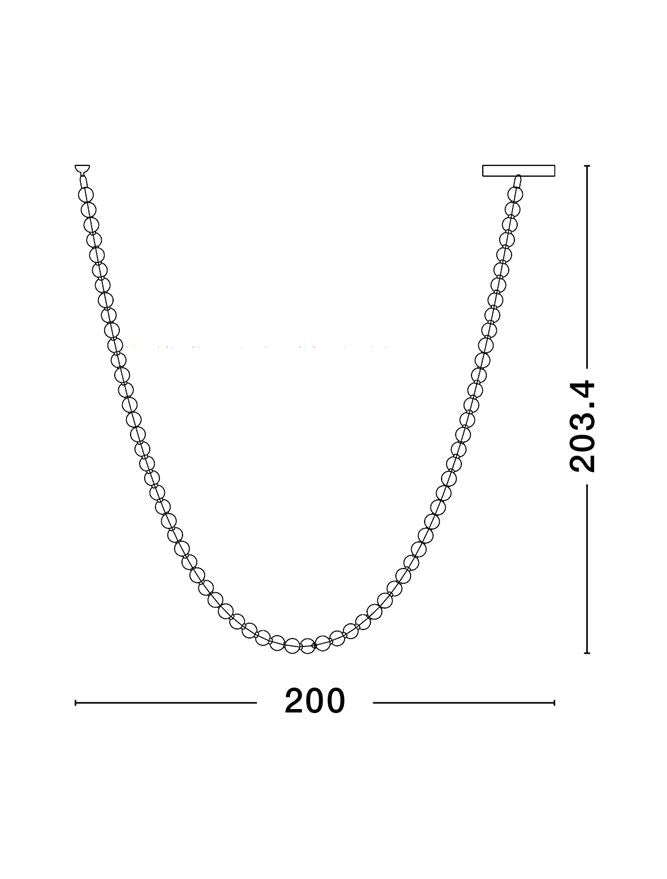 Lustra Nova Luce PERLA 9186957