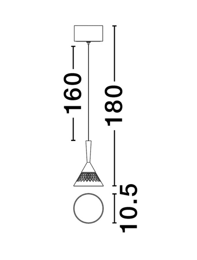 Pendul Nova Luce PALUZ 9186963