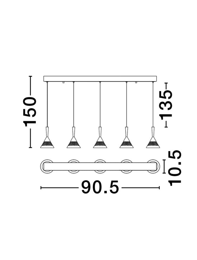 Lustra Nova Luce PALUZ 9186964
