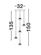 Candelabru Nova Luce PALUZ 9186965