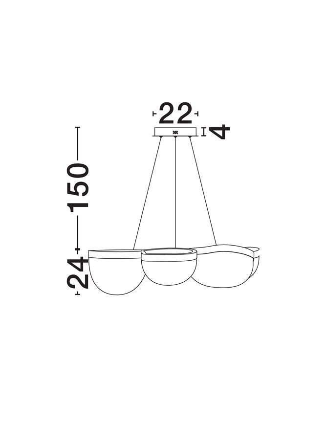 Lustra Nova Luce CLAIR 9187000
