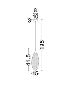 Pendul Nova Luce SERIQ 9187004