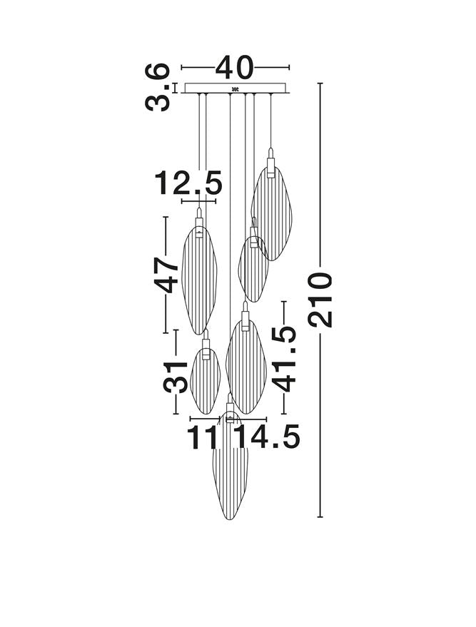 Candelabru Nova Luce SERIQ 9187005