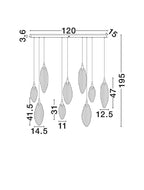 Lustra Nova Luce SERIQ 9187008
