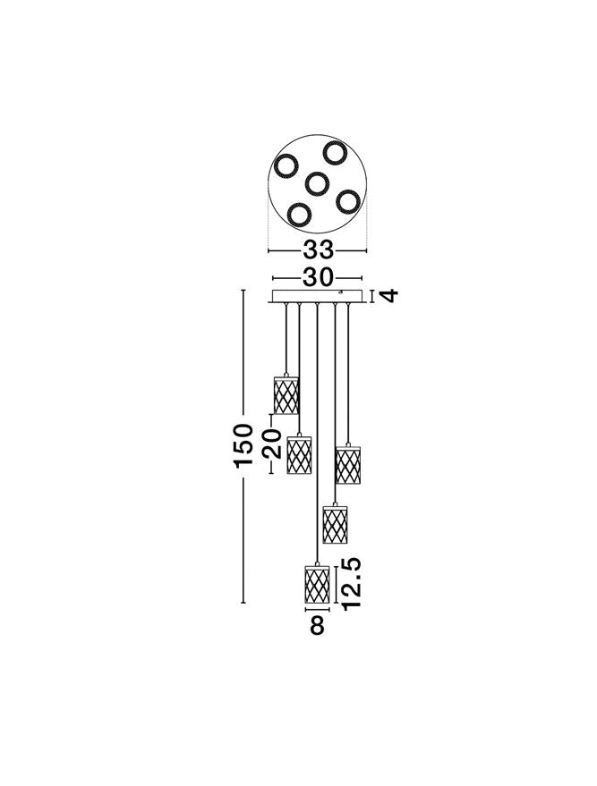 Candelabru Nova Luce PHOS 9190201