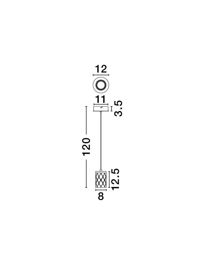 Pendul Nova Luce PHOS 9190204