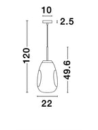 Pendul Nova Luce LAVA 9190391