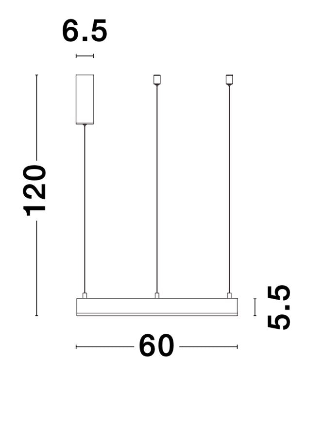 Lustra Nova Luce MOTIF 9190640