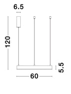 Lustra Nova Luce MOTIF 9190640