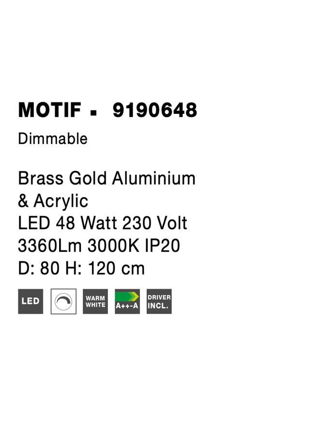 Lustra Nova Luce MOTIF 9190648