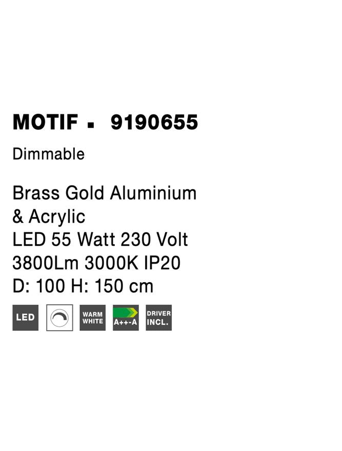 Lustra Nova Luce MOTIF 9190655