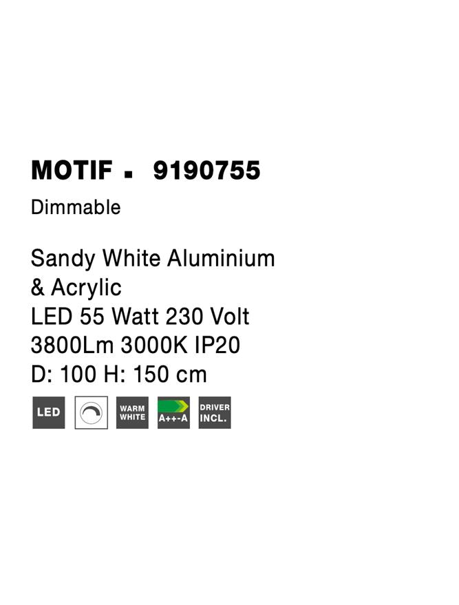 Lustra Nova Luce MOTIF 9190755