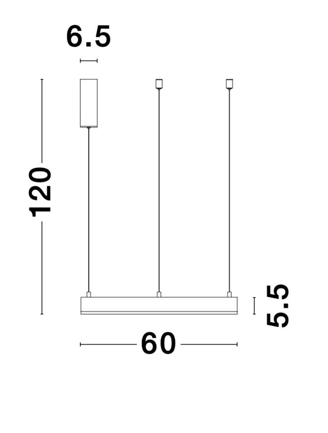 Lustra Nova Luce MOTIF 9190840