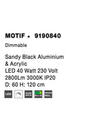 Lustra Nova Luce MOTIF 9190840