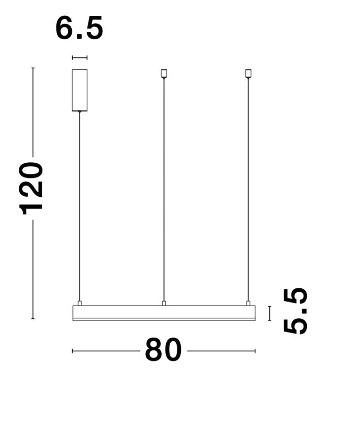 Lustra Nova Luce MOTIF 9190848