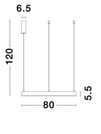 Lustra Nova Luce MOTIF 9190848