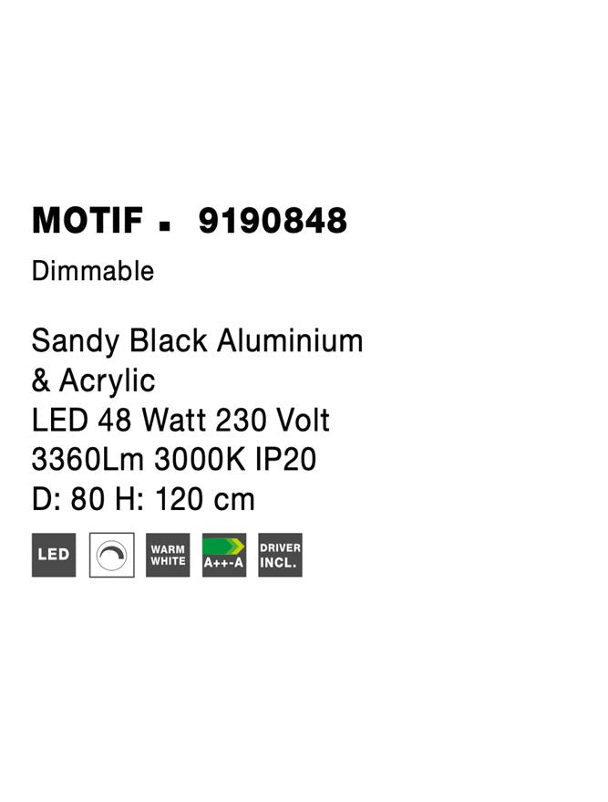 Lustra Nova Luce MOTIF 9190848