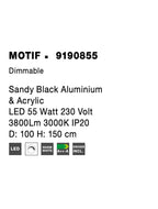 Lustra Nova Luce MOTIF 9190855