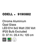 Lustra Nova Luce ODELL 9190882