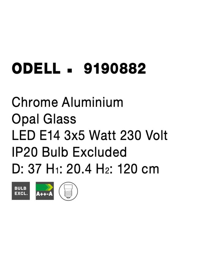 Lustra Nova Luce ODELL 9190882