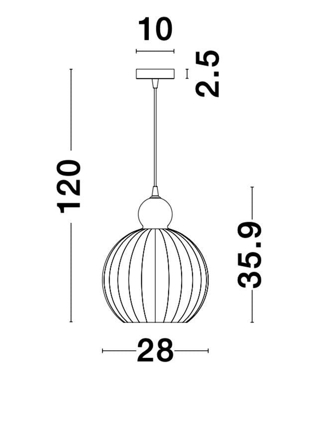 Pendul Nova Luce ODELL 9190883