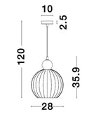 Pendul Nova Luce ODELL 9190883