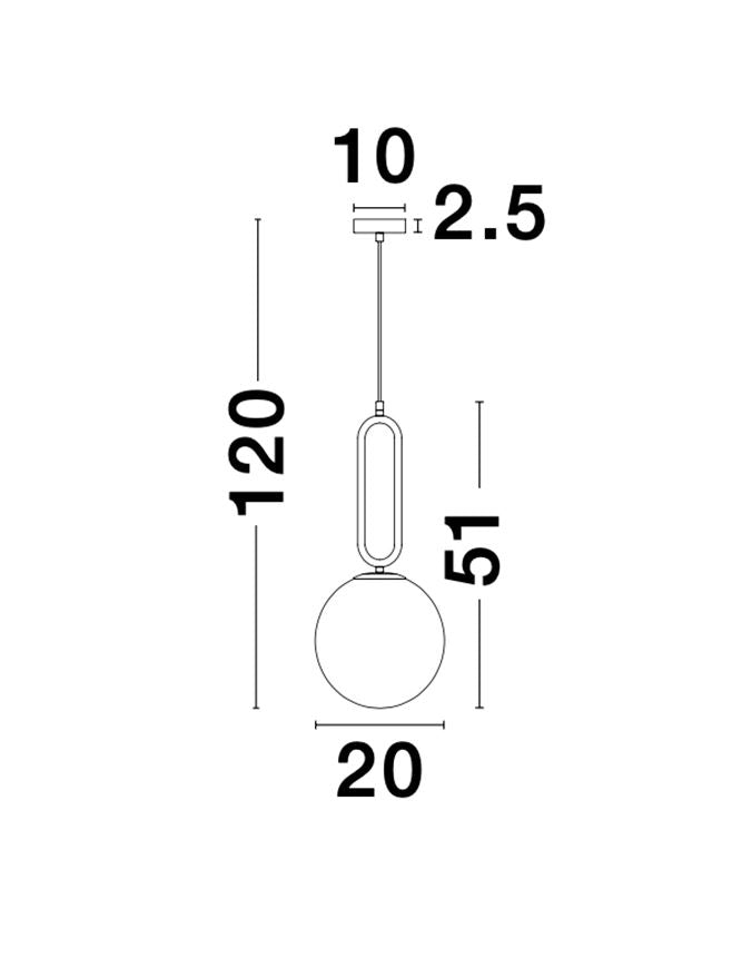 Pendul Nova Luce GRUS 9191201