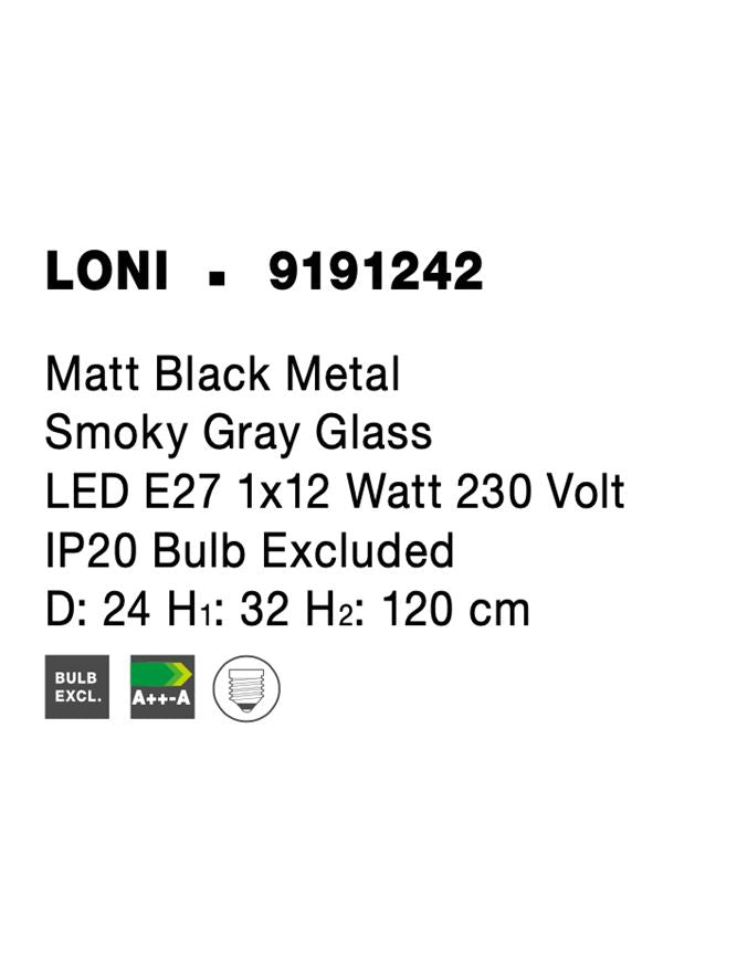 Pendul Nova Luce LONI 9191242