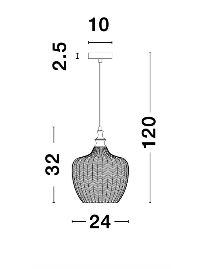 Pendul Nova Luce LONI 9191243