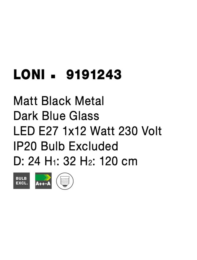 Pendul Nova Luce LONI 9191243