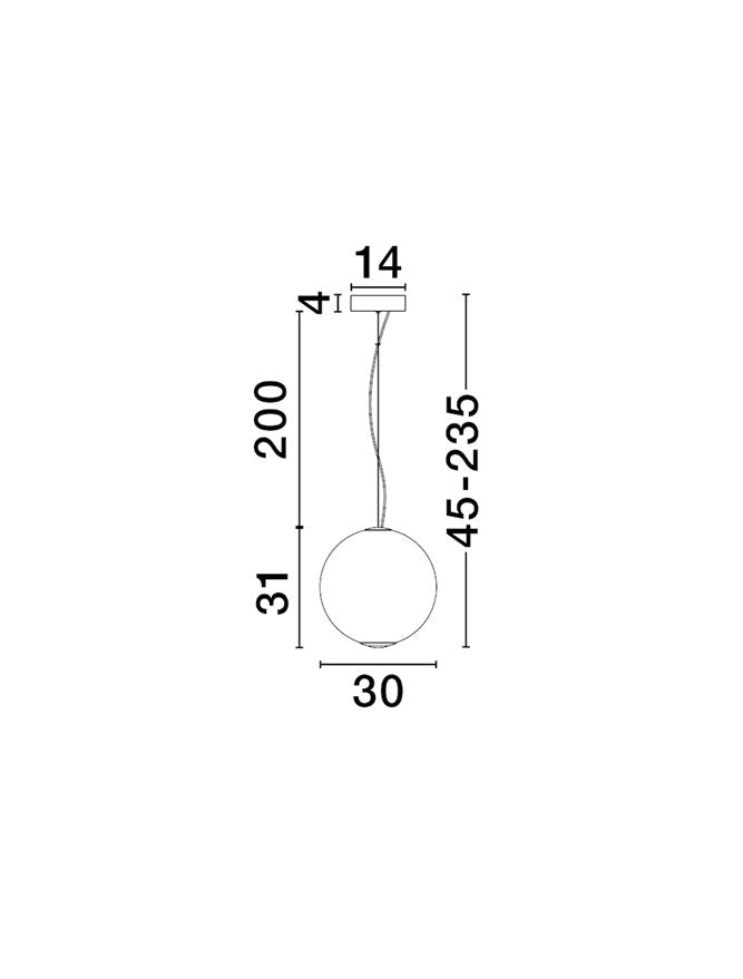 Pendul Nova Luce AORA 9191246
