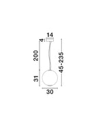Pendul Nova Luce AORA 9191246