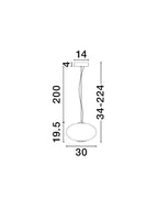 Pendul Nova Luce AORA 9191247
