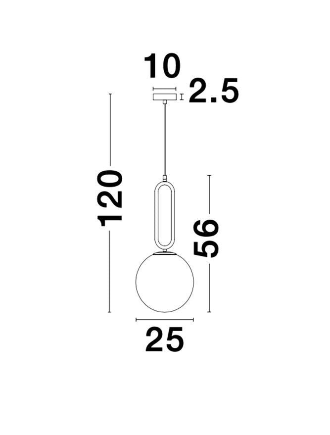Pendul Nova Luce GRUS 9191251