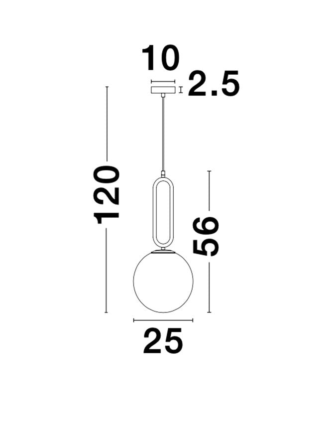 Pendul Nova Luce GRUS 9191252