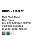 Pendul Nova Luce GRUS 9191252