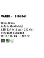 Pendul Nova Luce VARIO 9191541