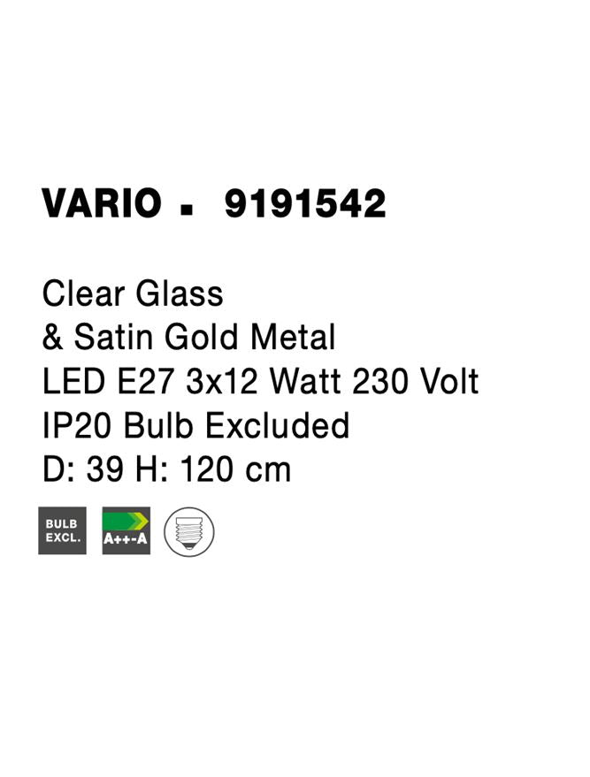 Lustra  Nova Luce VARIO 9191542