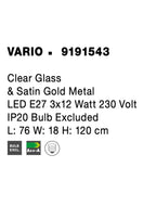 Lustra  Nova Luce VARIO 9191543