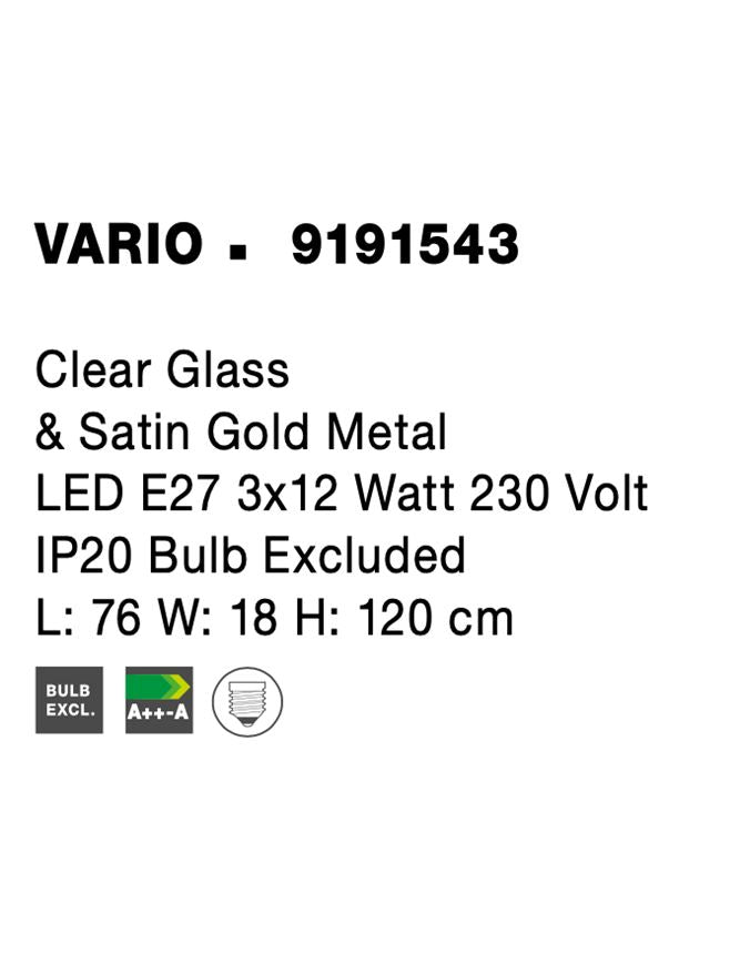 Lustra  Nova Luce VARIO 9191543