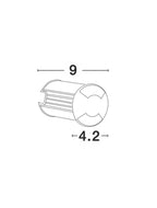 Spot incastrat exterior pardoseala Nova Luce BANG 9203112