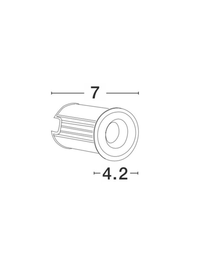 Spot incastrat exterior pardoseala Nova Luce BANG 9203113
