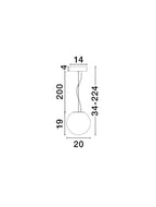 Pendul Nova Luce BOLITA 9204025