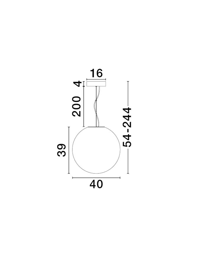 Pendul Nova Luce BOLITA 9204027