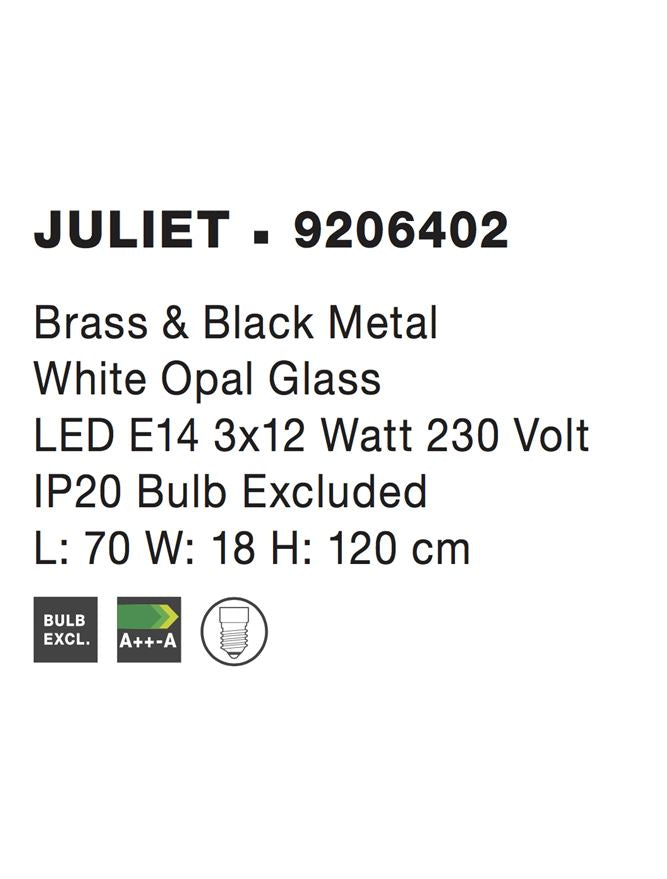 Lustra Nova Luce JULIET 9206402